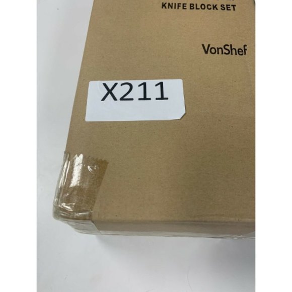 VonShef 6-Piece Stainless Steel Curved Knife X211 - Picture 4 of 4